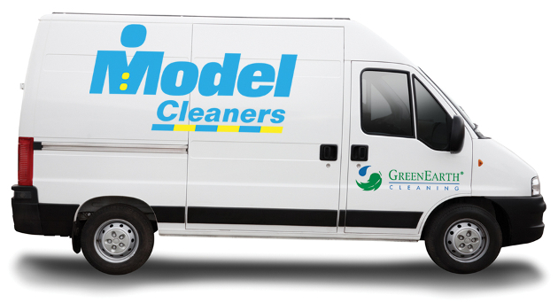 Model Cleaners Delivery Truck